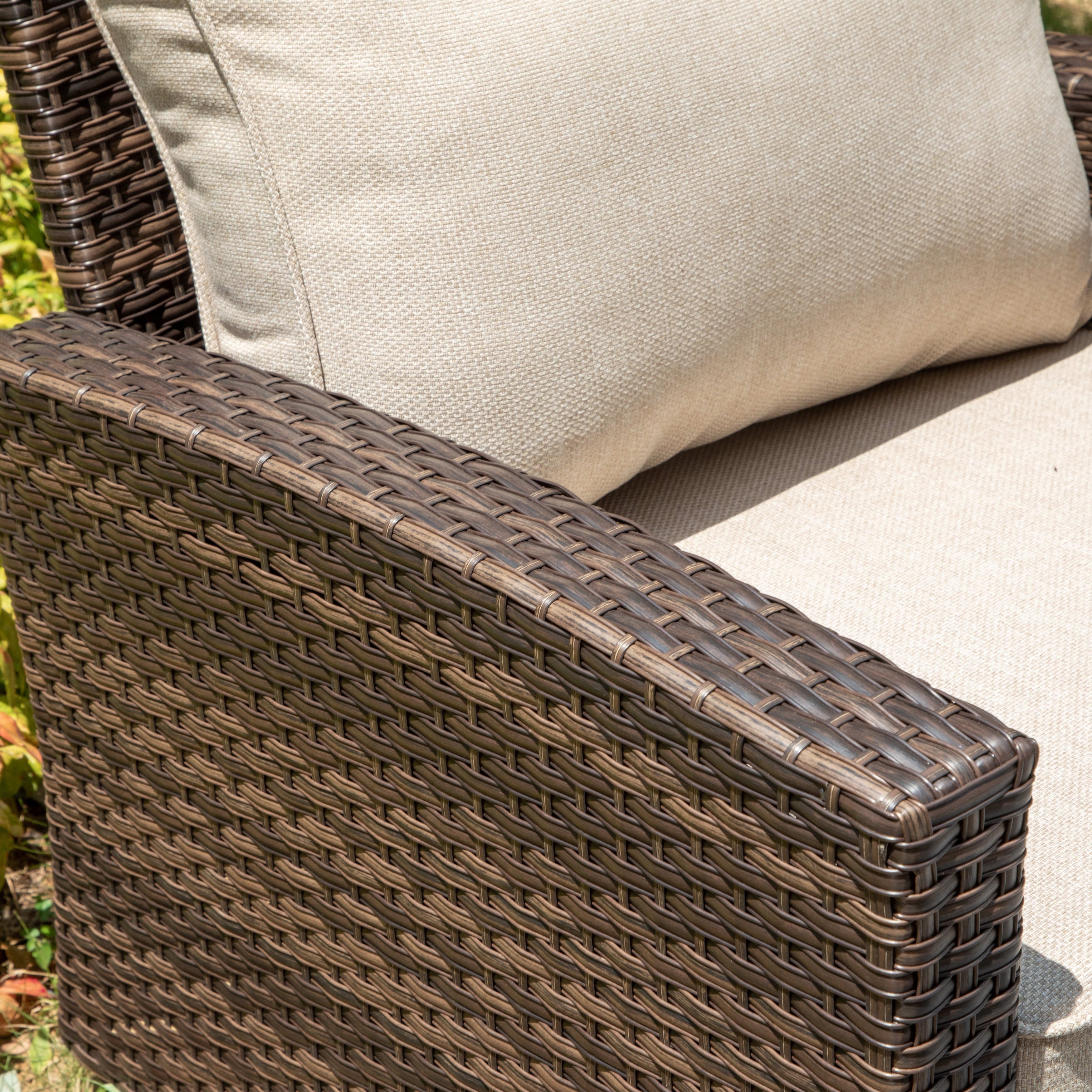 5/9-Seat Patio Furniture Wicker Rattan Outdoor Deep Seating Sectional Sofa Large Conversation Set