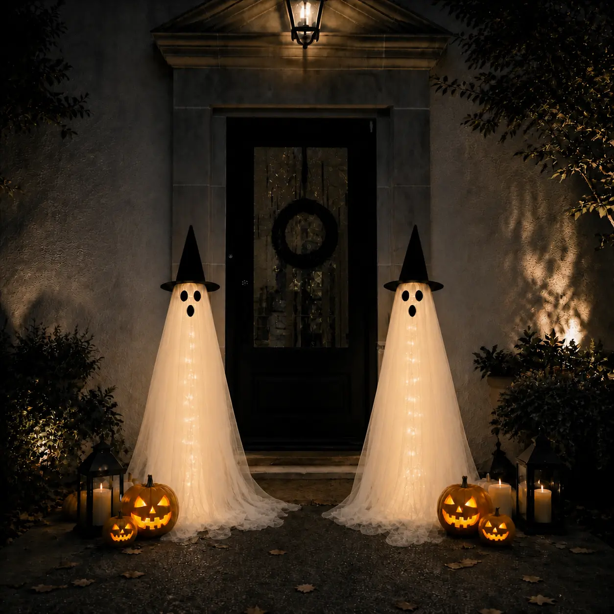 5Ft Halloween Ghost Decorations, 2-Pack Outdoor/Indoor