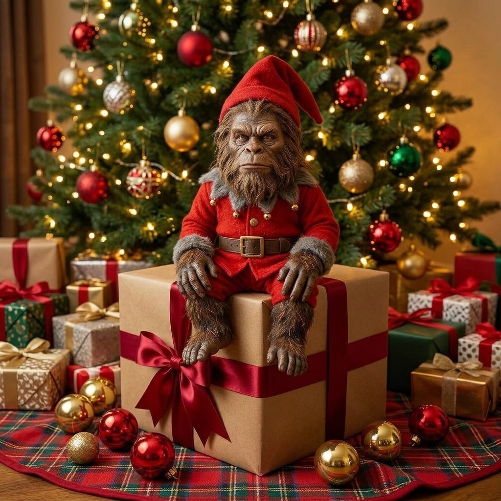 Bigfoot Elf on the shelf