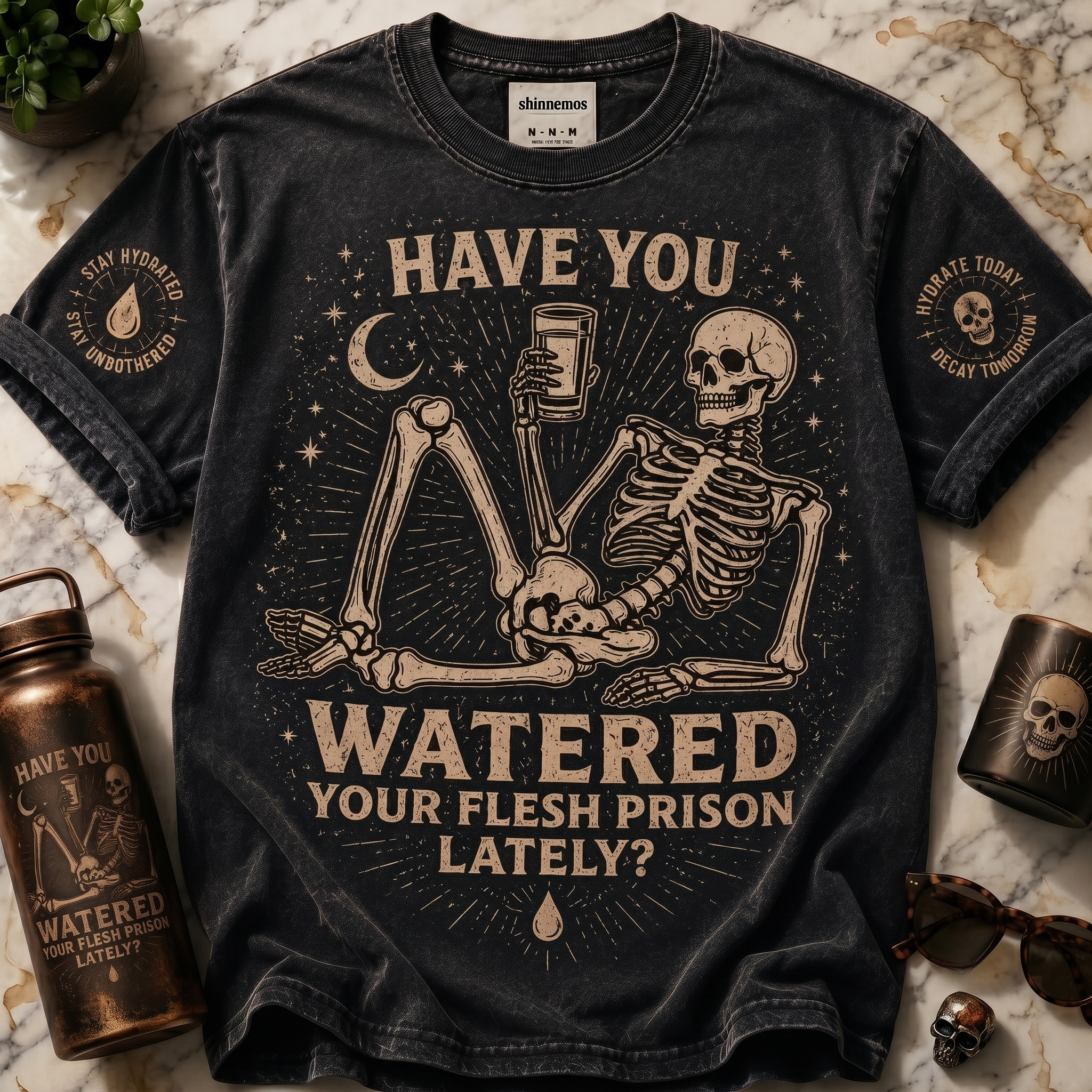 Water Your Flesh Prison Funny T-shirt