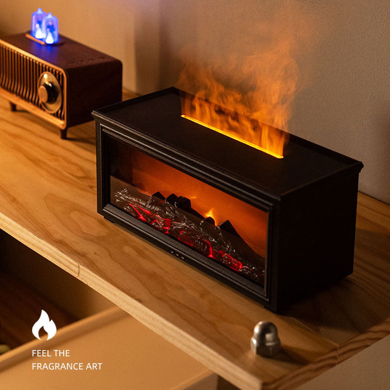 Humidifier With Vintage Fireplace