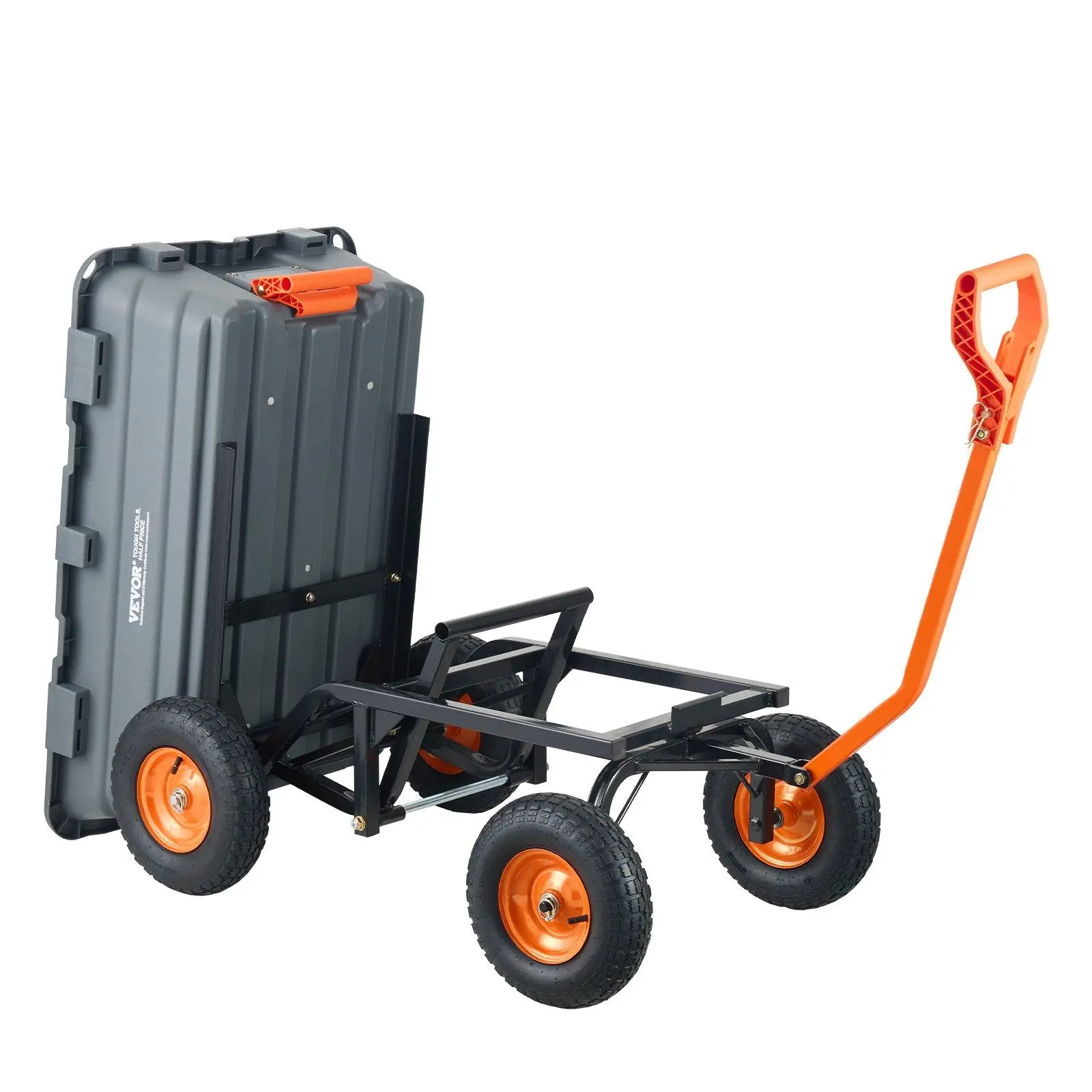 Poly Garden Dump Cart 2-in-1 Handle, 1500 lb, 13 in Tires