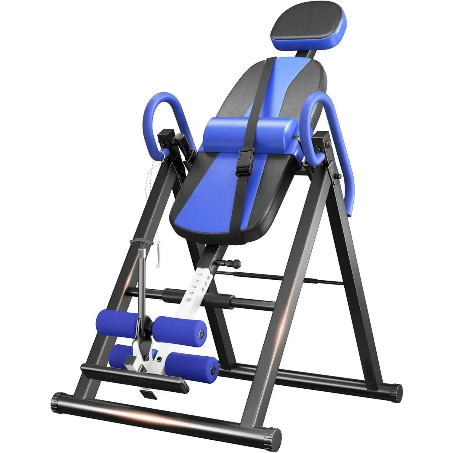 Heavy Duty Gravity Inversion Table | Adjustable Safety Belt & Headrest for Back Pain Relief Home Therapy