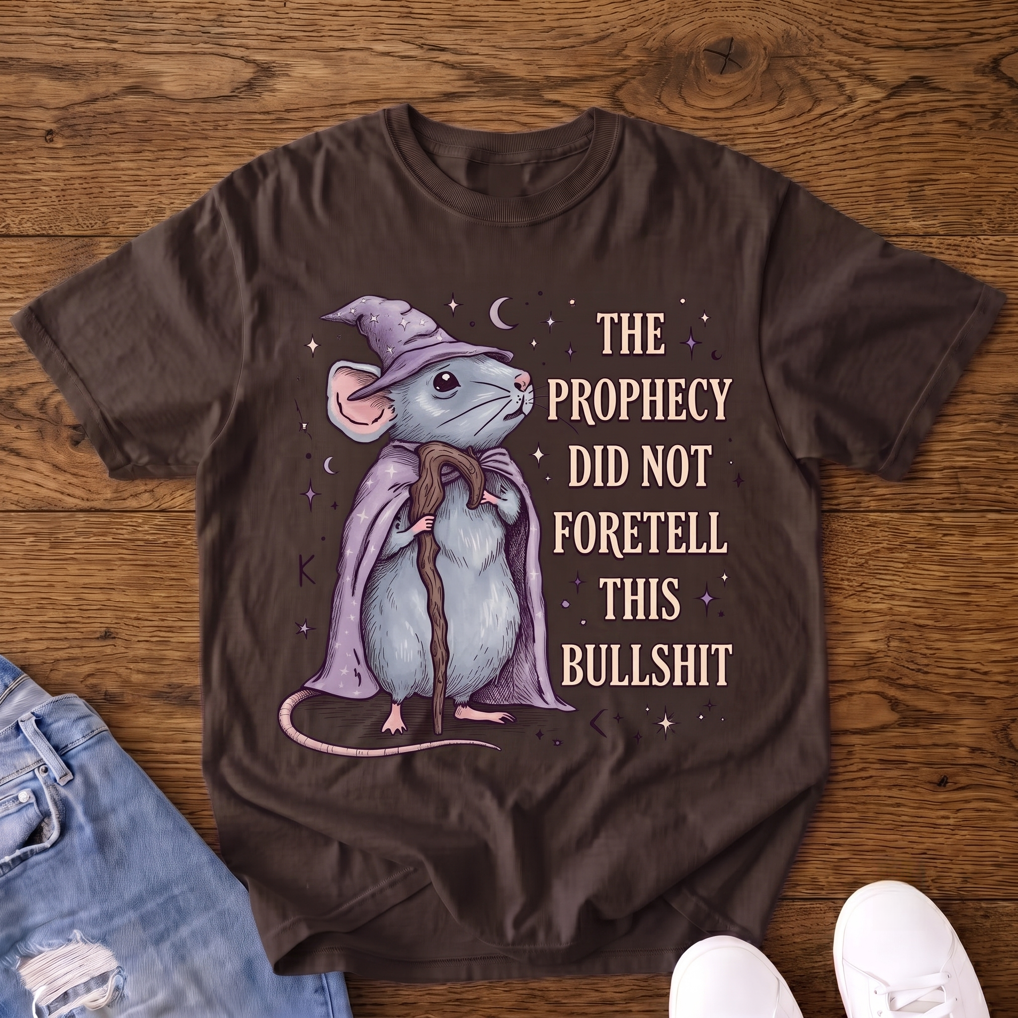 The Prophecy Failed Wizard Mouse VintageT-shirt