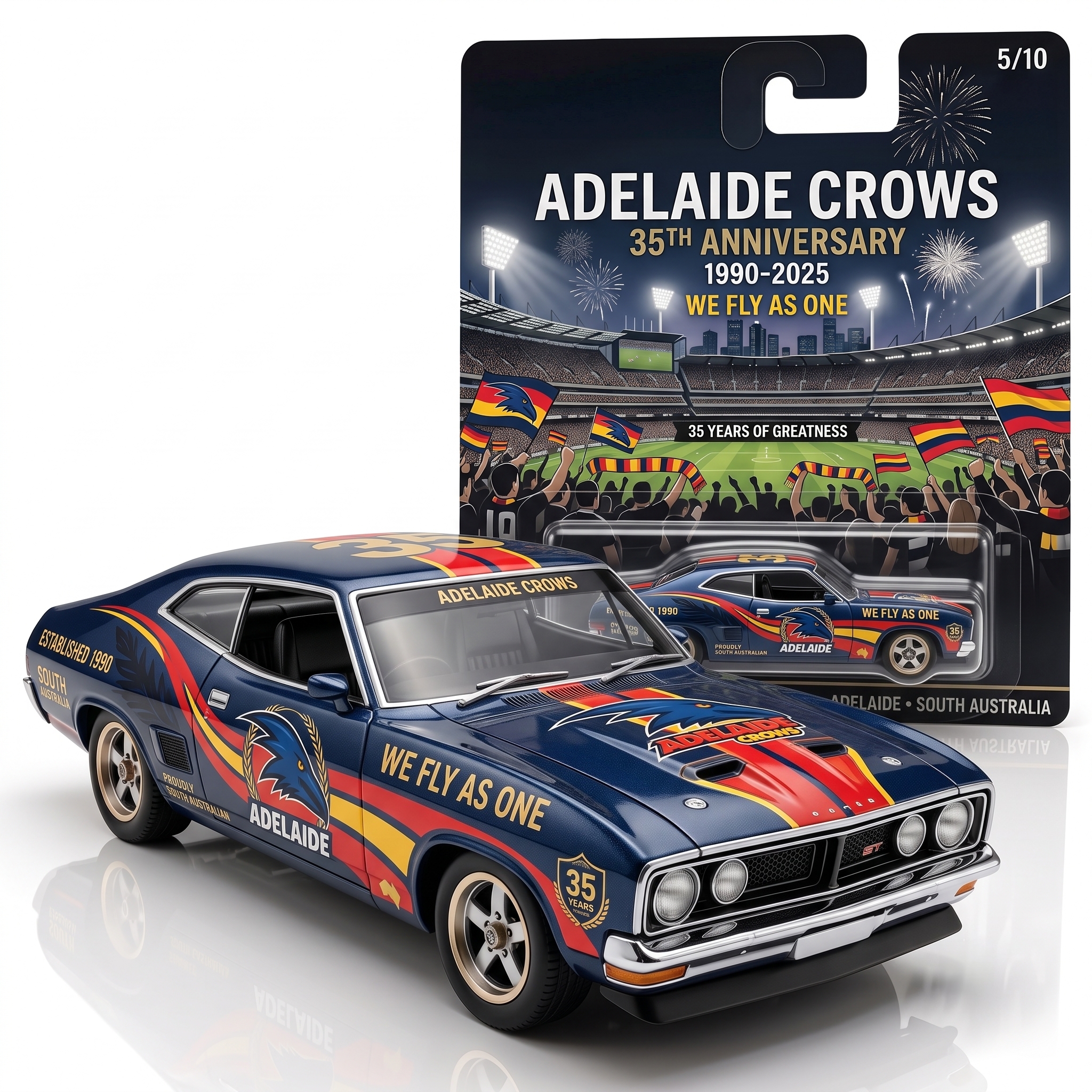 35th Anniversary Hardtop Classic Muscle Car Collectible Replica Model