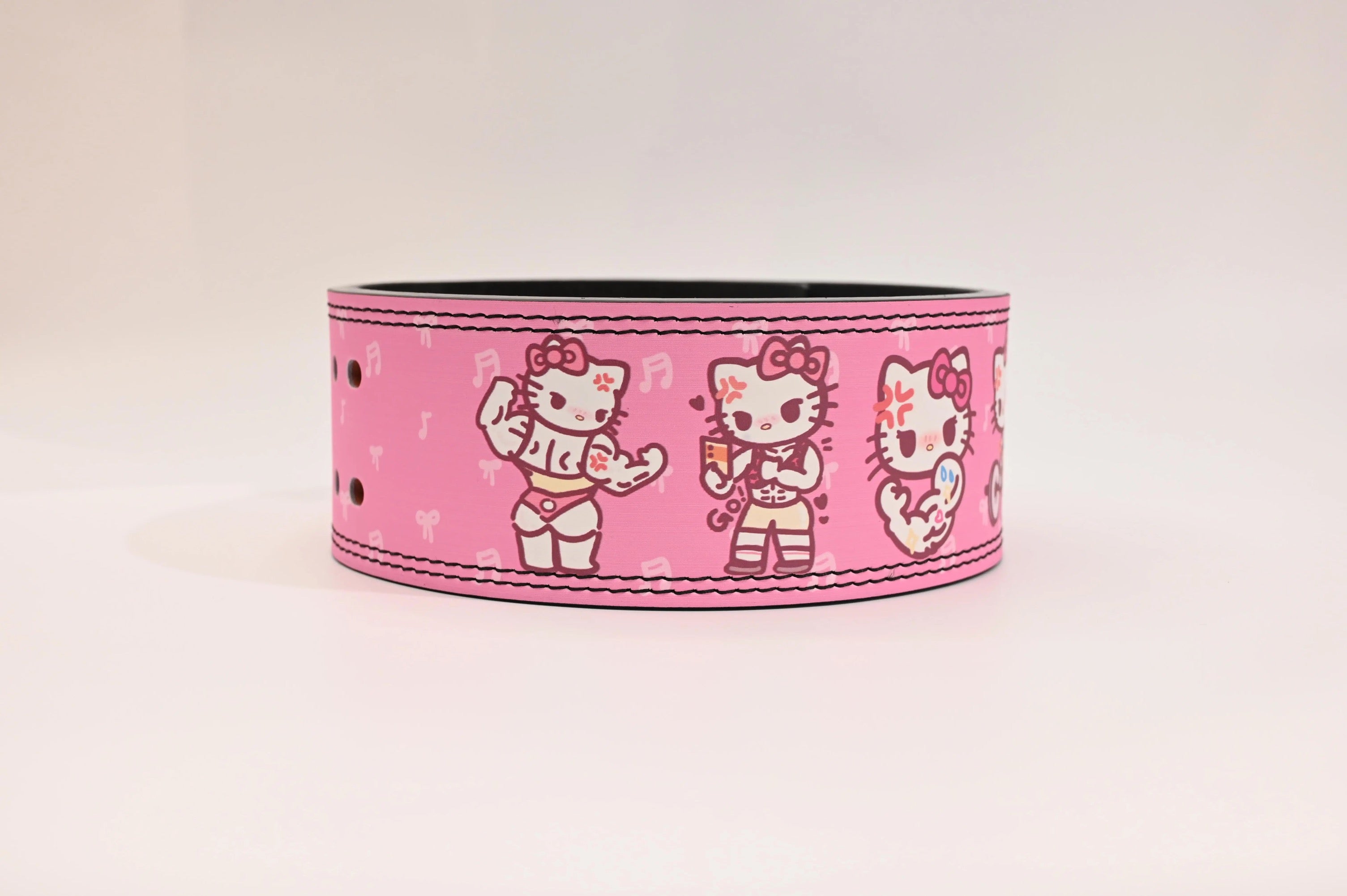 Hello Kitty Weight Lifting Belt Leather Gym Belts Back Support