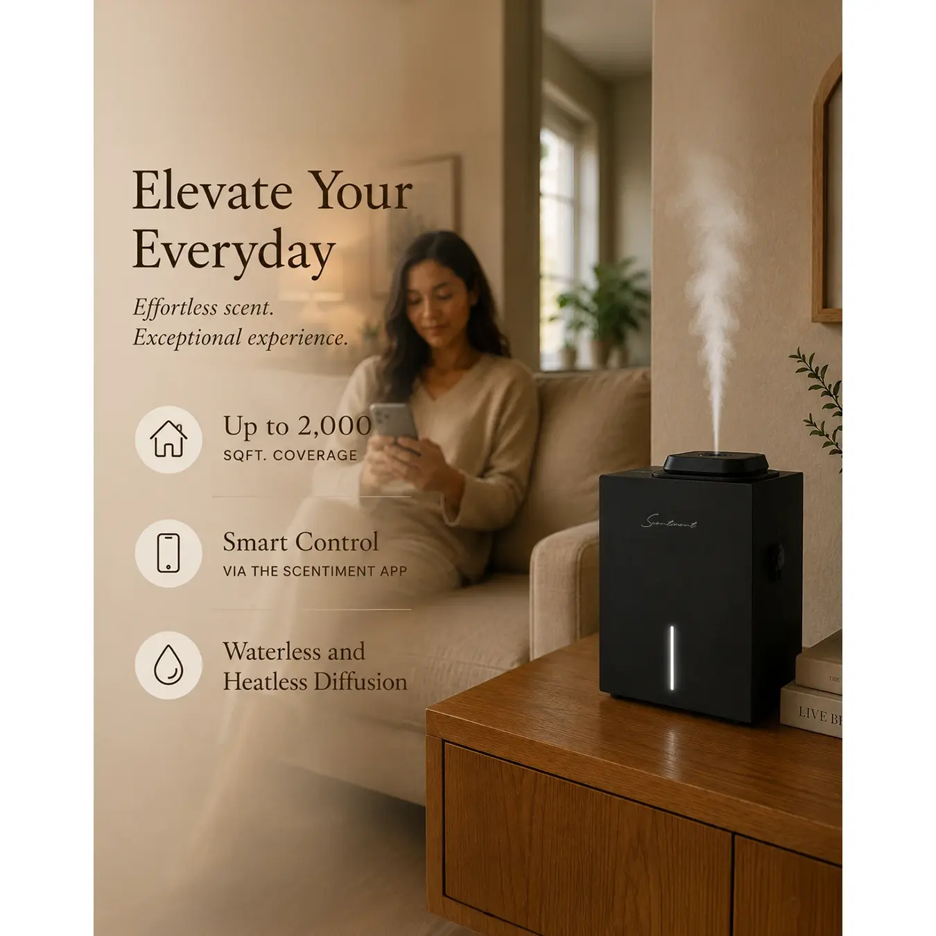 Wi‑Fi Cold‑Air Fragrance Diffuser