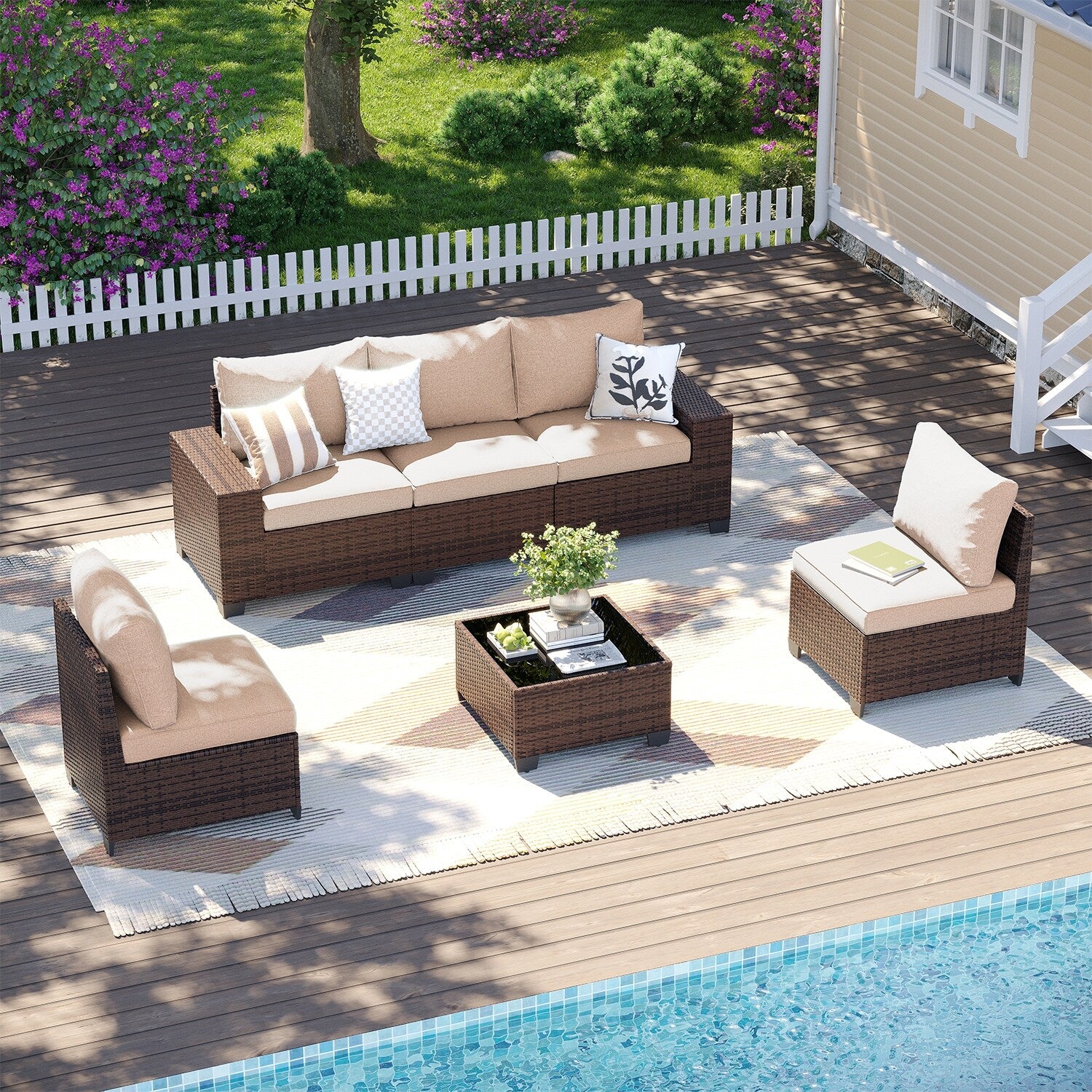 Patio Furniture Set , Outdoor Sectional Sofa Set