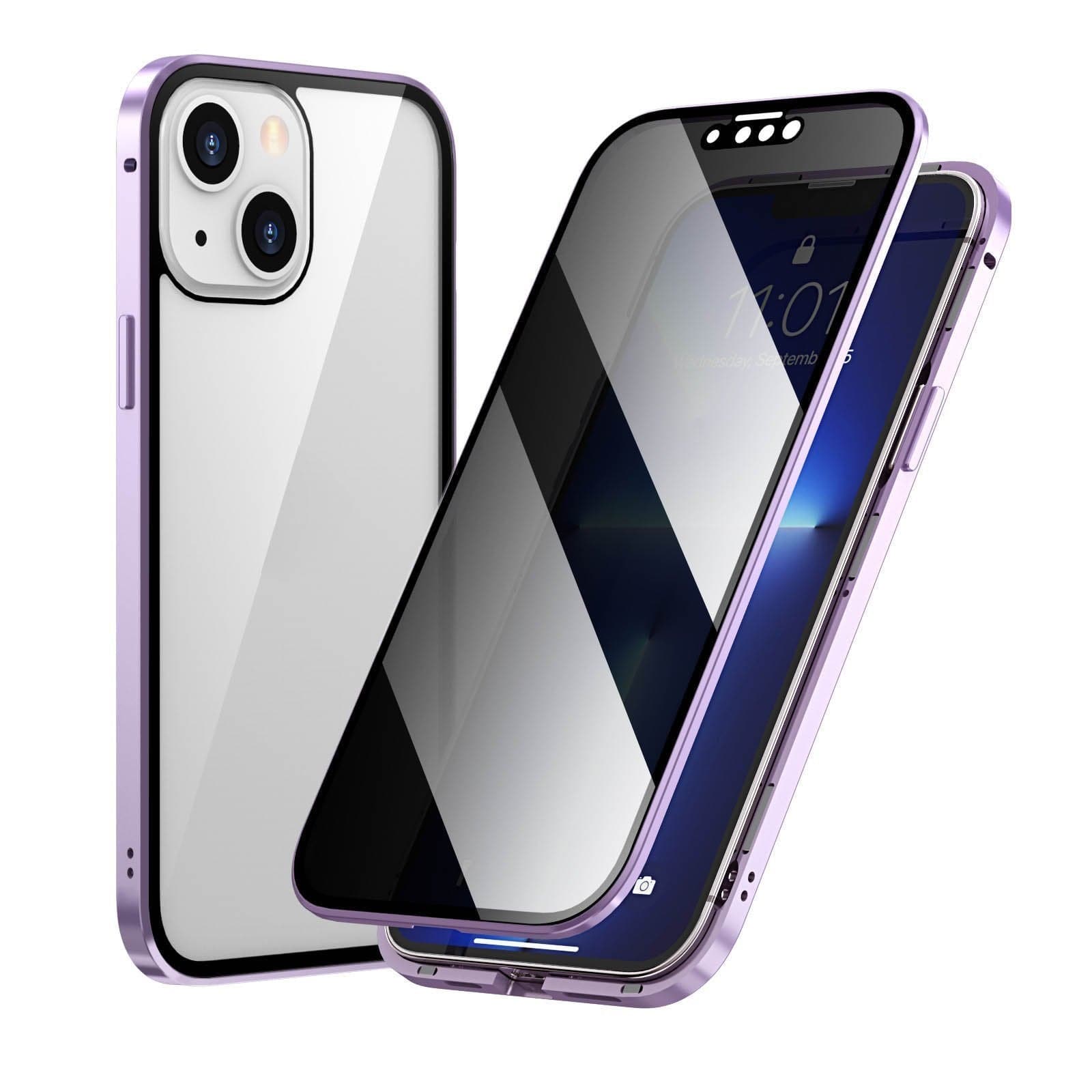 🎁Hot Sale 49% OFF⏳Magnetic iPhone case with privacy glass and metal