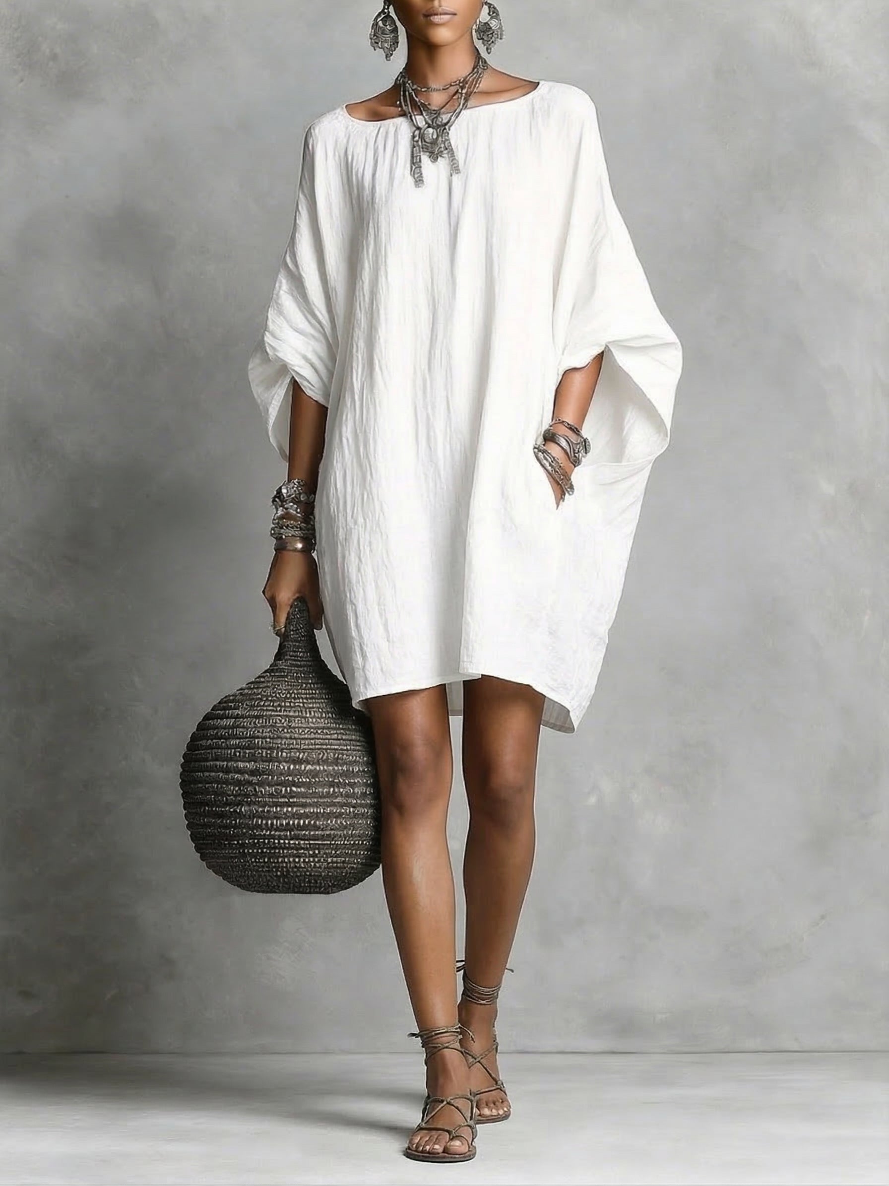 New Arrivals🔥Women's Elegant Casual cotton and linen dress