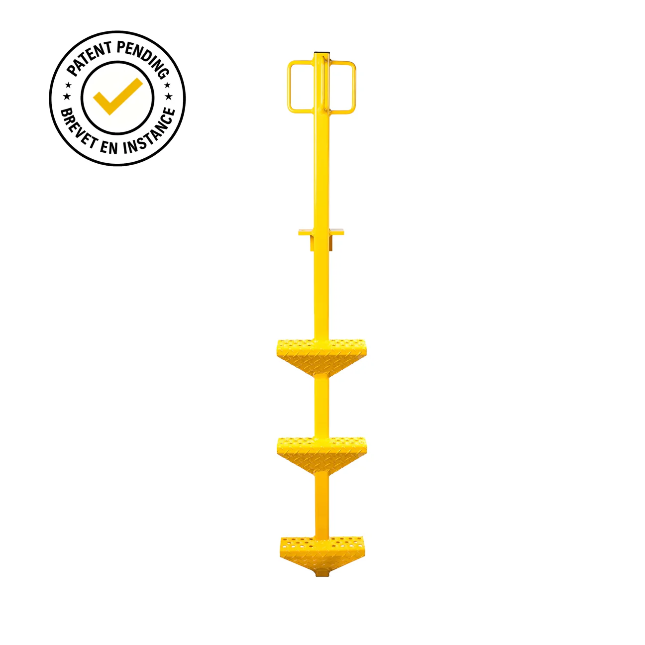 🚚 Heavy-Duty Trailer Access Ladder – Safe Non-Slip Steps, Supports Up to 450 lbs