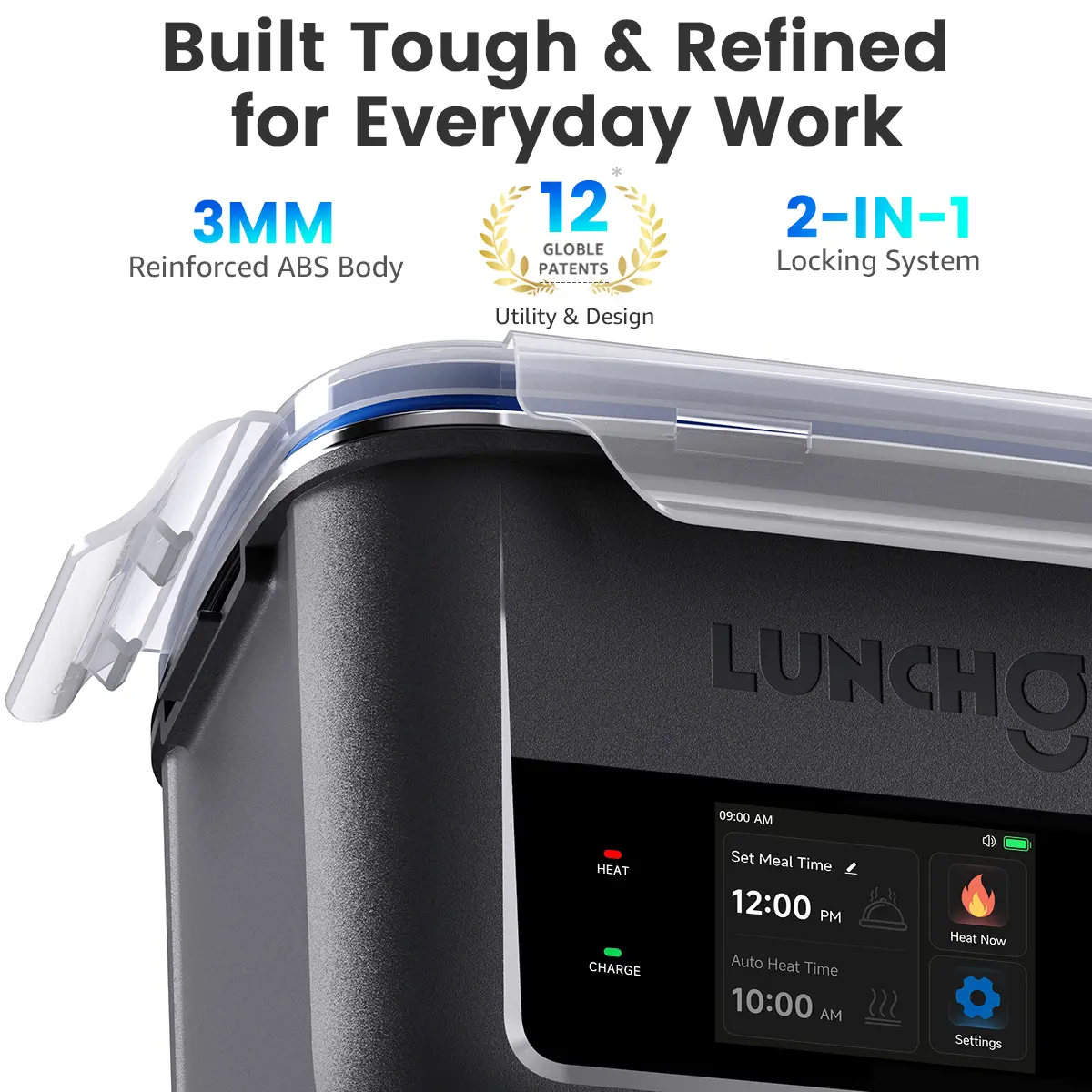 G1 Cordless Heated Lunch Box, 5 Cups