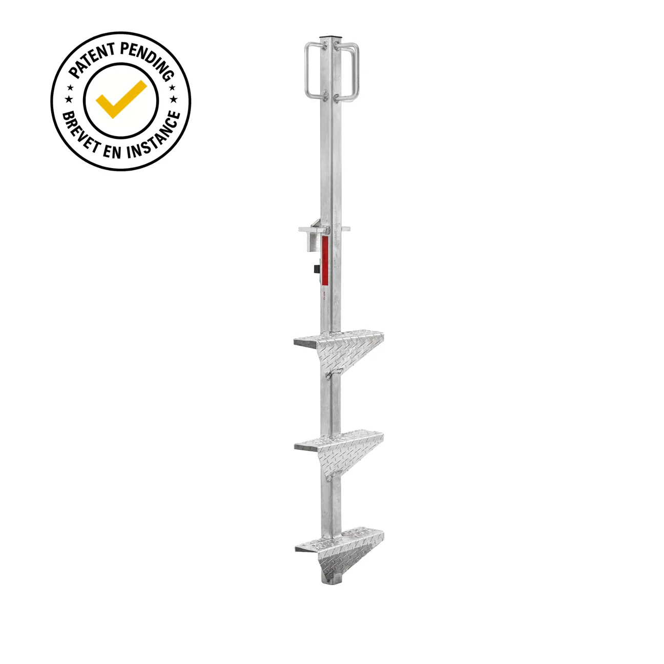 🚚 Heavy-Duty Trailer Access Ladder – Safe Non-Slip Steps, Supports Up to 450 lbs
