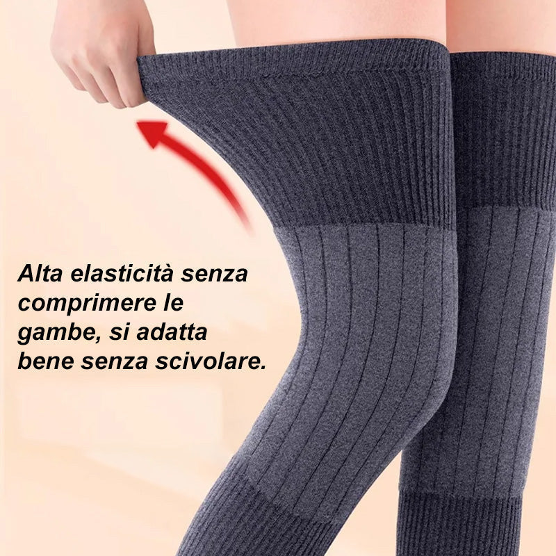 Comfortable and thermally elastic long knee pads