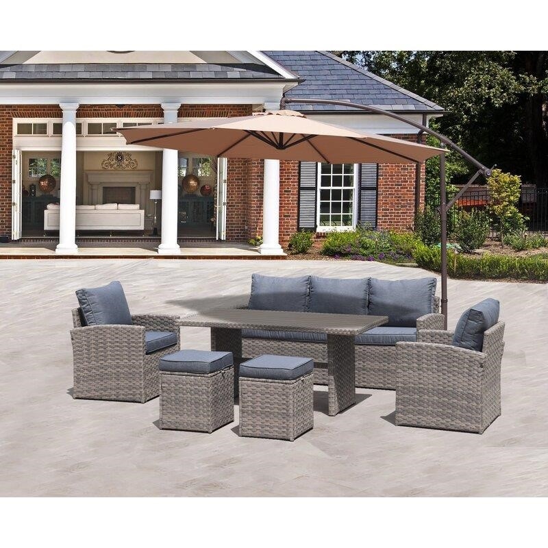 Hayzen 7 - Person Seating Group with Cushions
