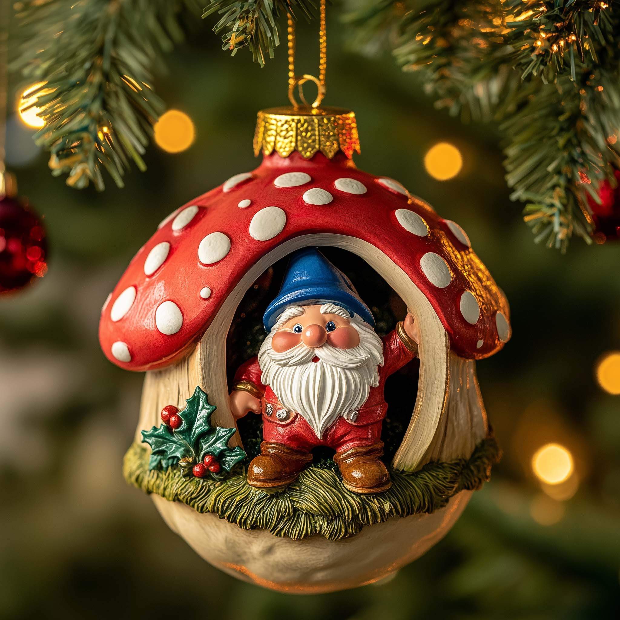 Gnome Christmas Ornament Collection