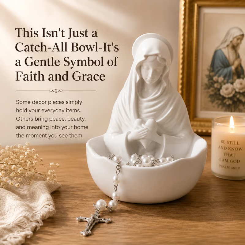 🔥Last Day 50% OFF - Handmade Virgin Mary Catch-All Bowl🙏