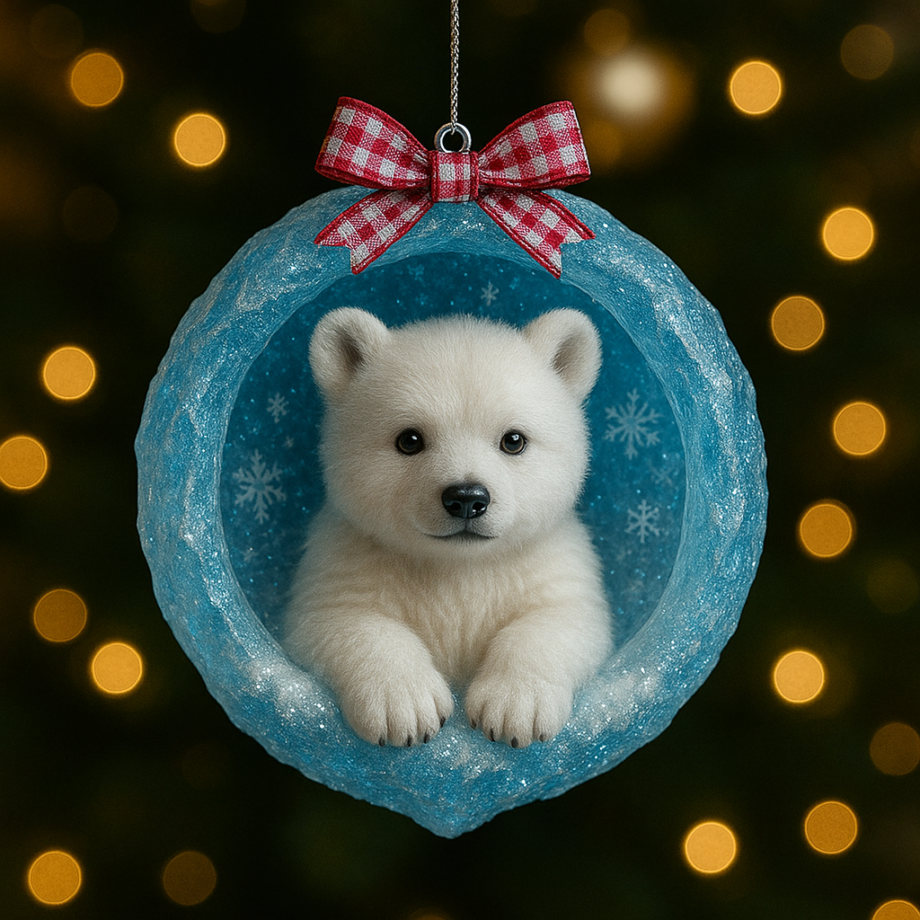 Ice Crystal Cave Animal Ornaments