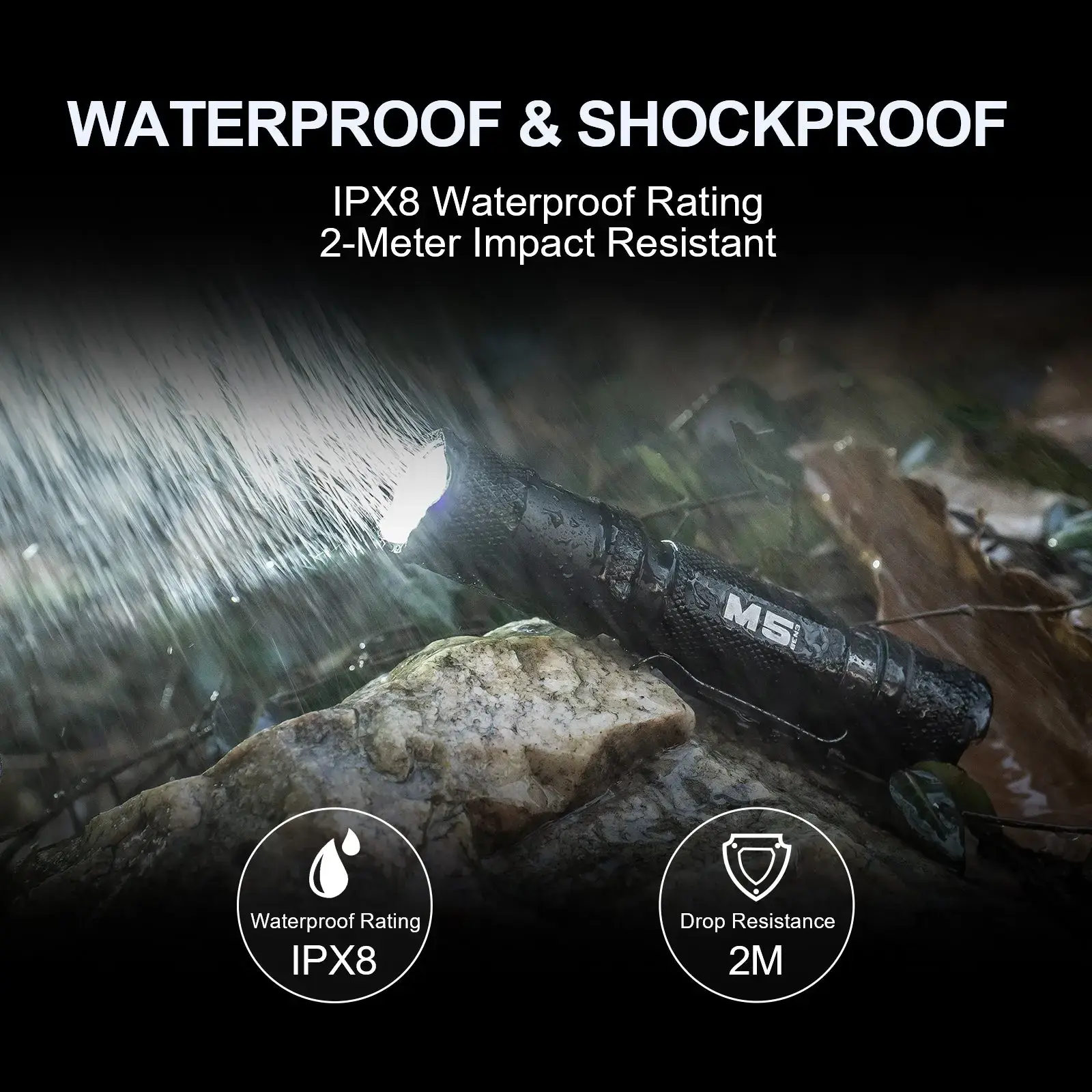 Gen3 - 2,030 Lumen EDC High Power Flashlight