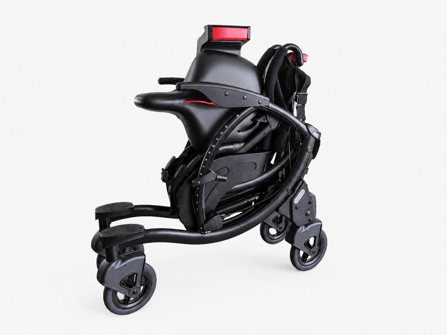🔥Limited Time Deal🔥One-Handed Mobility Aid Walker – Upright Support, Foldable Design & Free Accessories Included