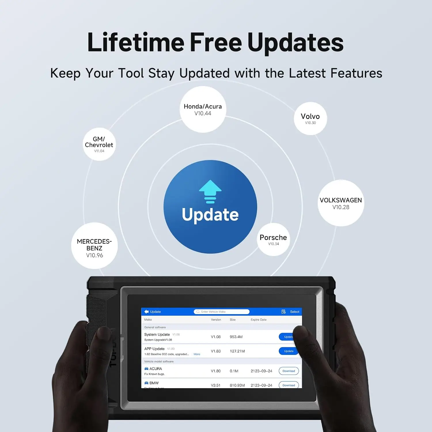 Bidirectional OBD2 Scanner, All System Automotive Diagnostic Tool, 28+ Reset Services, Lifetime Free Update