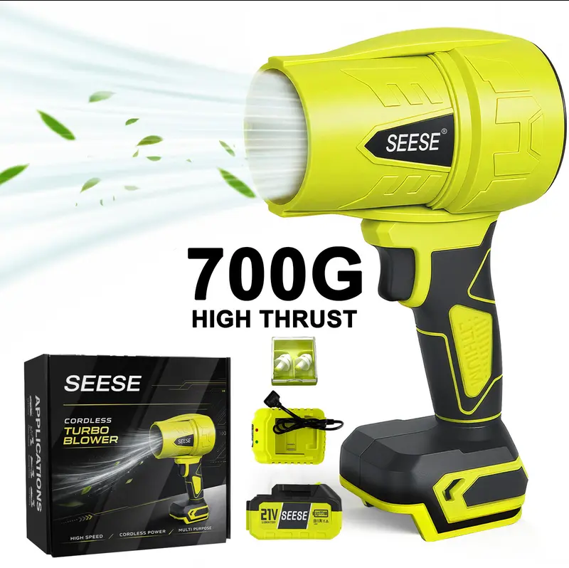 Turbo Jet Blower Cordless Air Duster - Dry the Whole Car Without Touching the Paint