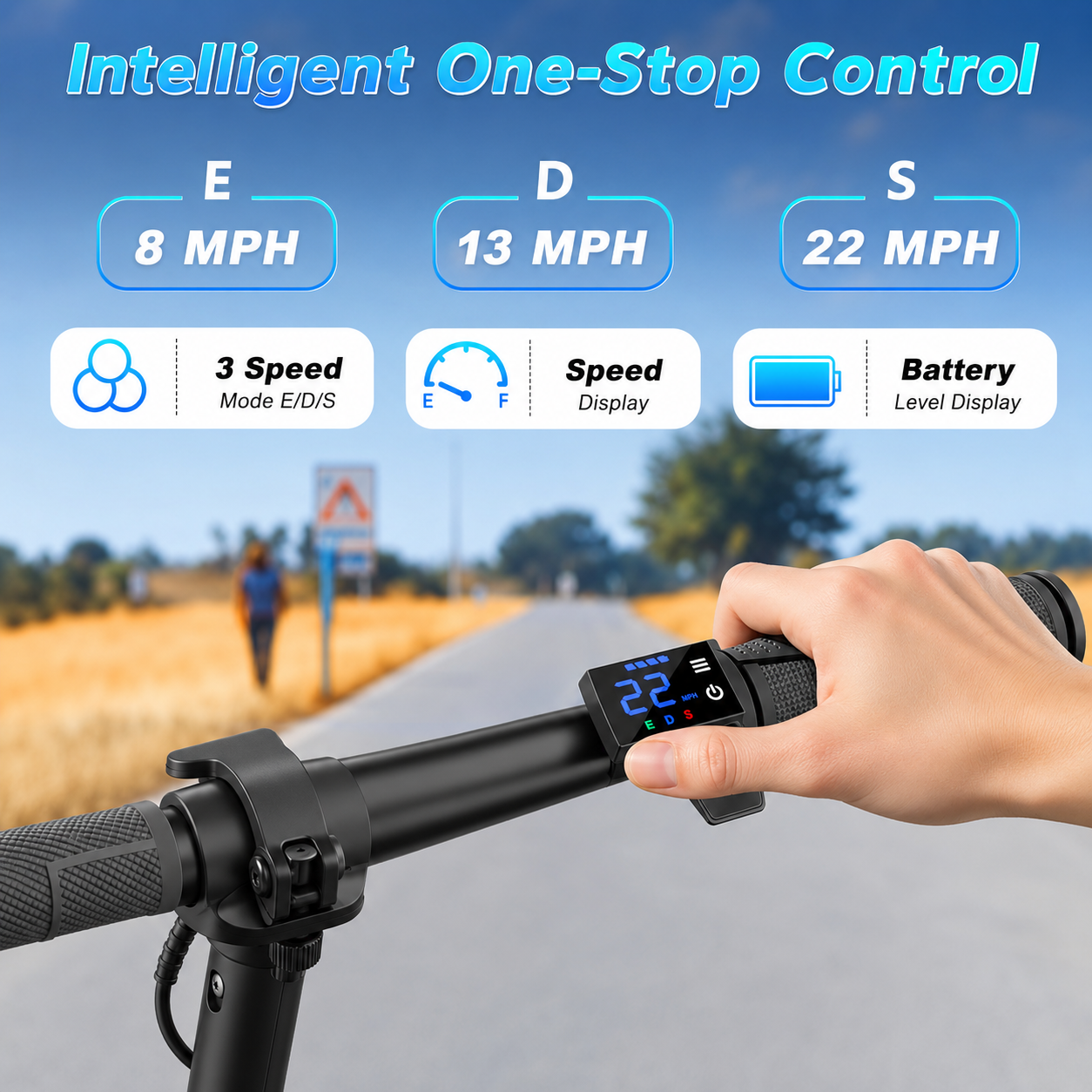 🔥Limited Sale🔥 500W Seated Electric Scooter – Fast, Foldable & Built for Daily Rides
