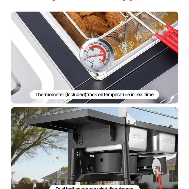 8QTx2 Outdoor  Deep Fryer