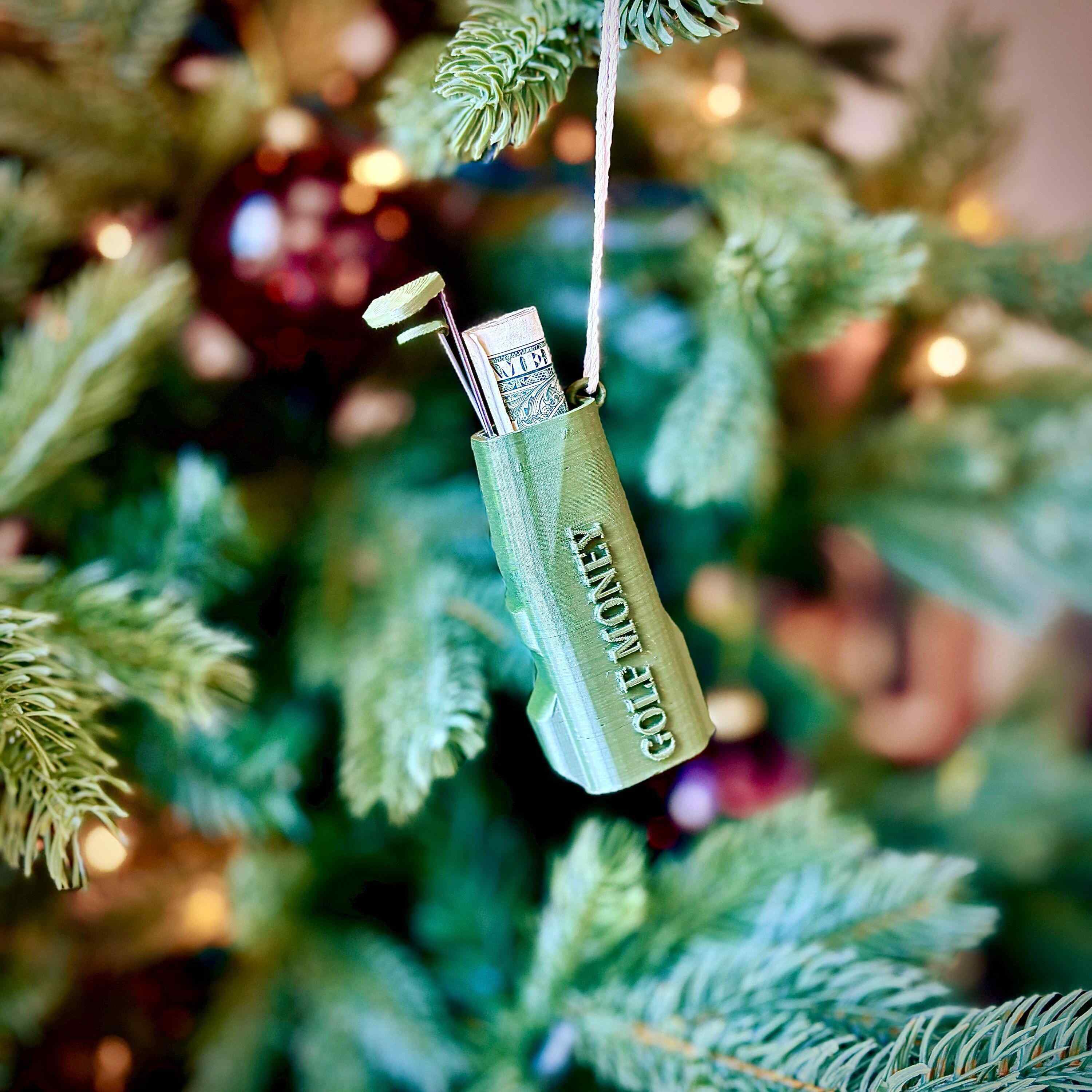 Golf Bag Money Holder Ornament