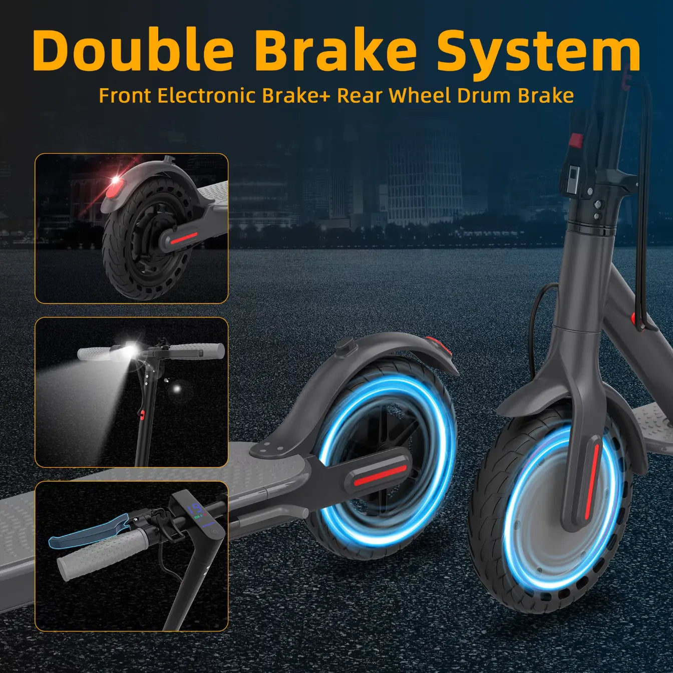 🔥 Factory Sale: Foldable Electric Scooter with 350W Motor, 39 MPH Top Speed, Dual Braking & Smart App Control