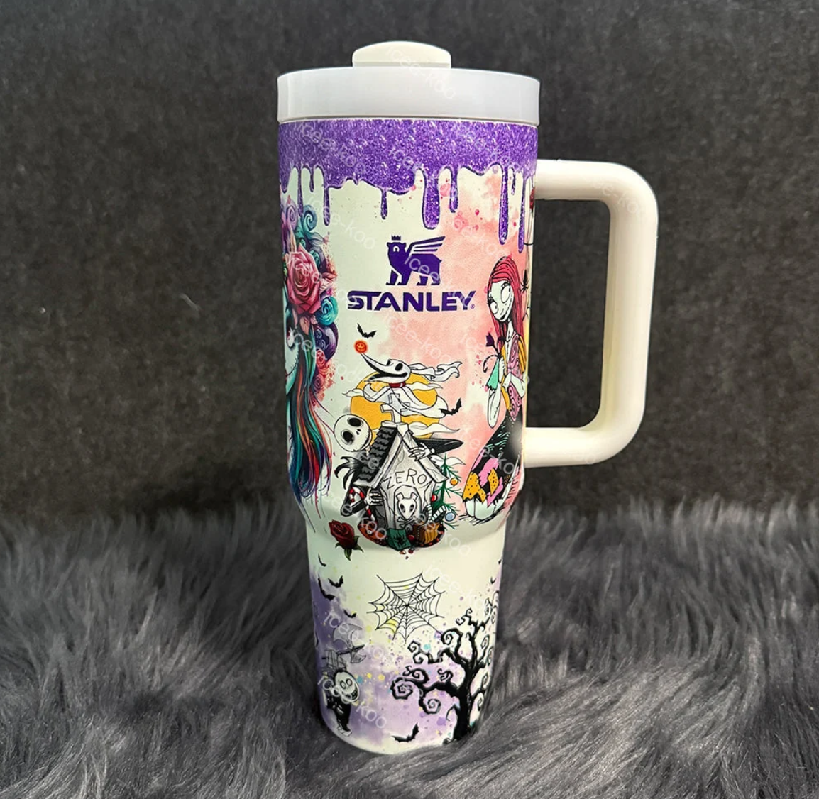 Limited Stock Only $35.99 Final Clearance Sparkly Cartoon Print 40oz Insulated Tumbler