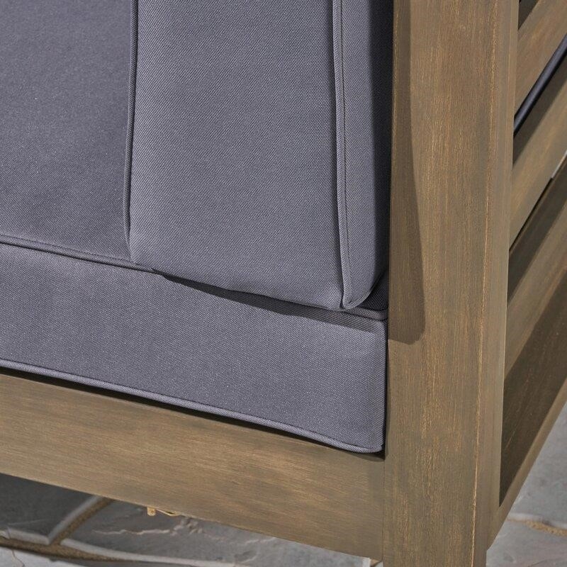 Patson Solid Wood 8 - Person Seating Group with Cushions