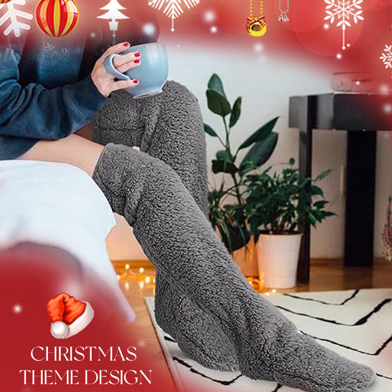 Goose Down Knee Socks For Christmas