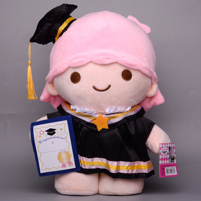 Sanrio Graduation Plushies Toy (14inch &10inch& 4inch)