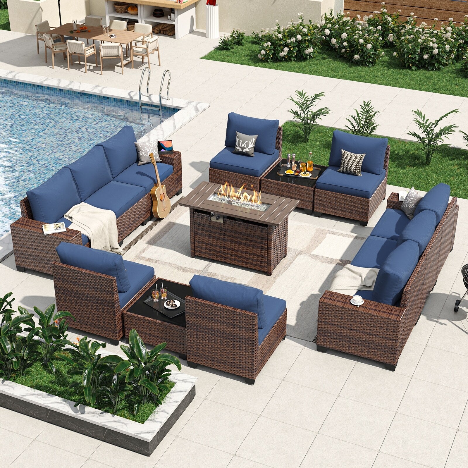 Patio Furniture Set , Outdoor Sectional Sofa Set