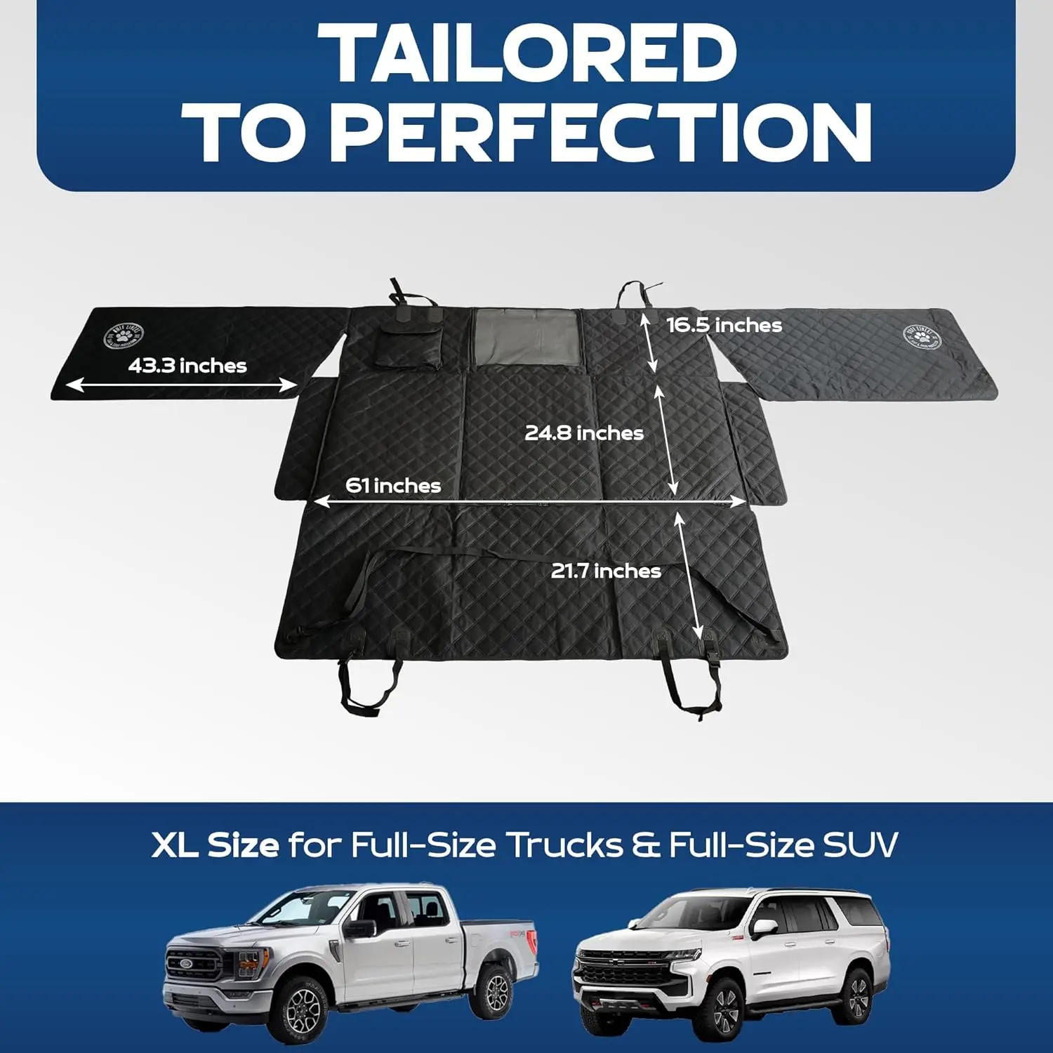 Hard Bottom Backseat Extender for Dogs