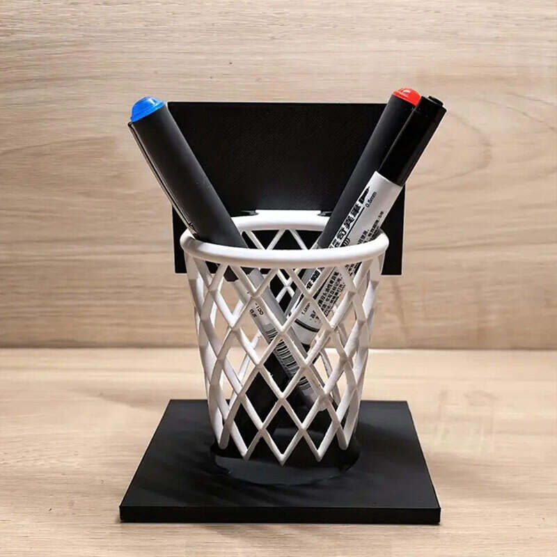 Basketball Net Pencil Holder with Backboard