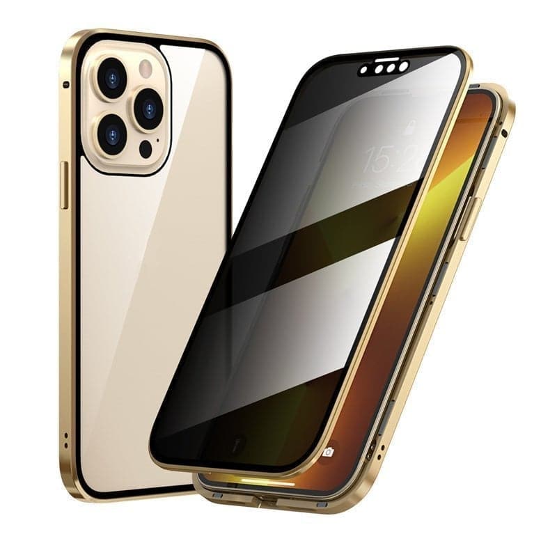 🎁Hot Sale 49% OFF⏳Magnetic iPhone case with privacy glass and metal