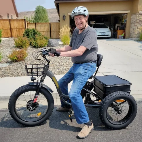 clearance sale💥[750W] Rear Drive Electric Trike Ver 2026