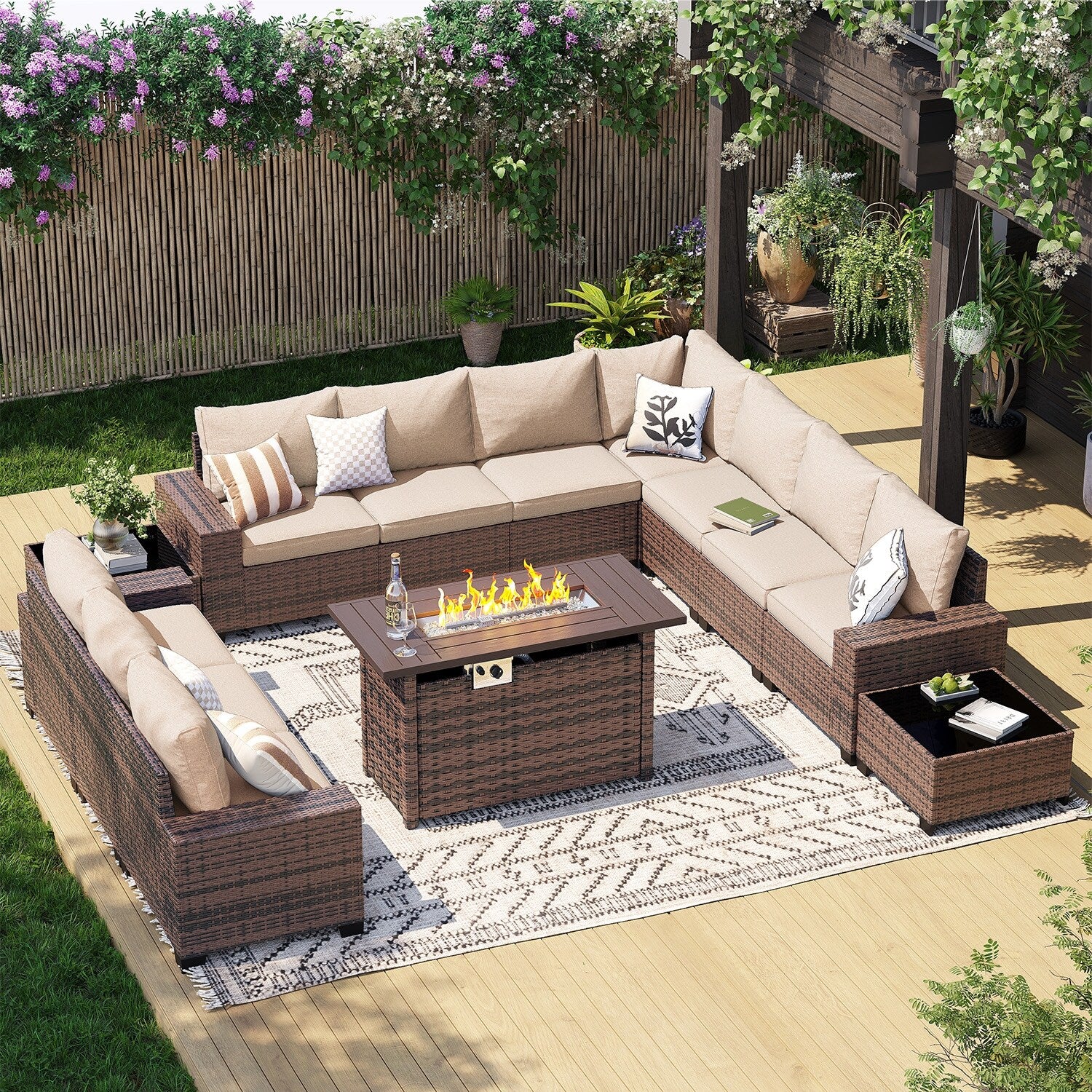 Patio Furniture Set , Outdoor Sectional Sofa Set