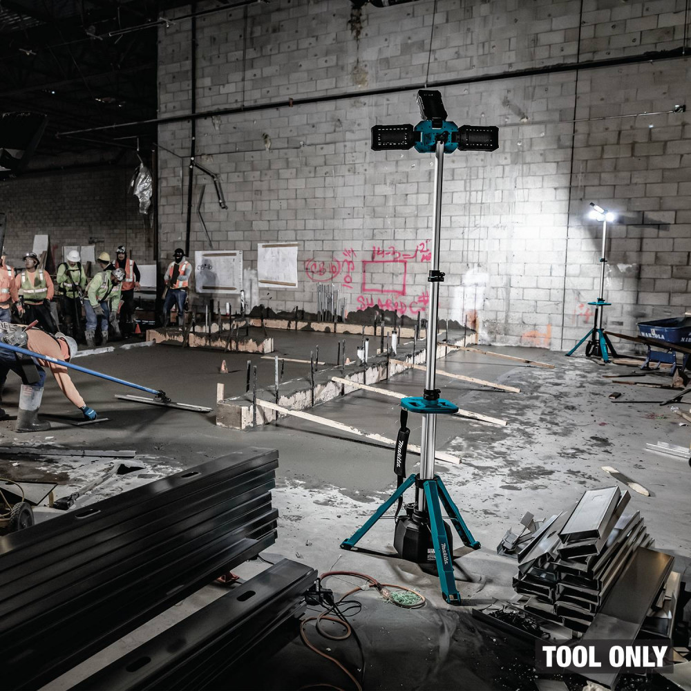 🔥 Special Offer: 15,000-Lumen Cordless LED Tower Light | 3 Adjustable Heads, 8 ft. Height — Light Only