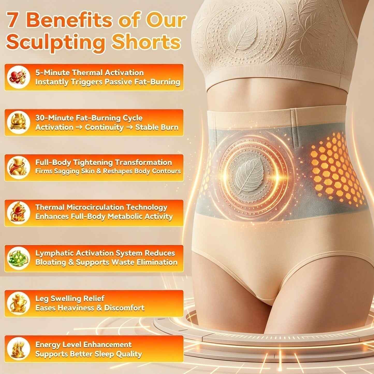🛡️2026 Moringa & Berberine 4-in-1 Micro-Particle Shaping & Fat Burning Shorts