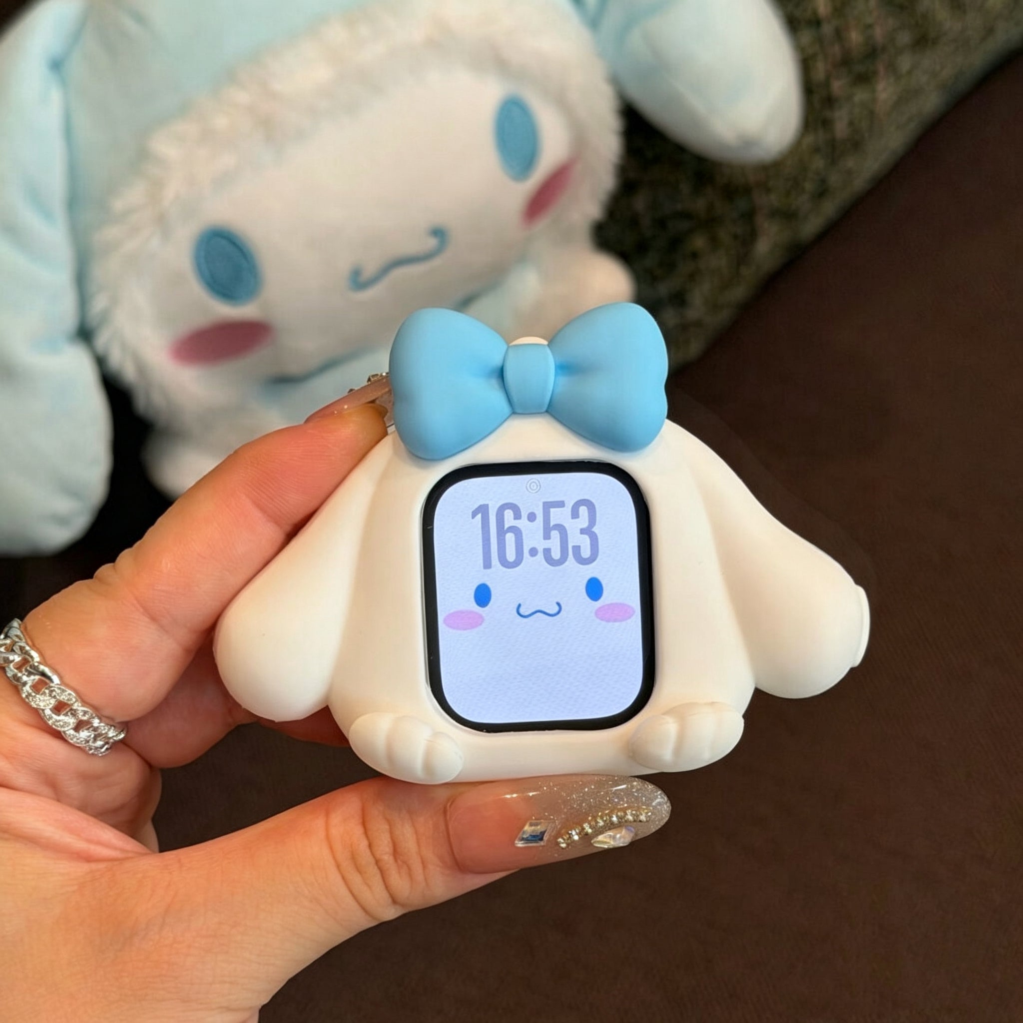 Hellokitty Shape Silicone Apple Watch Case