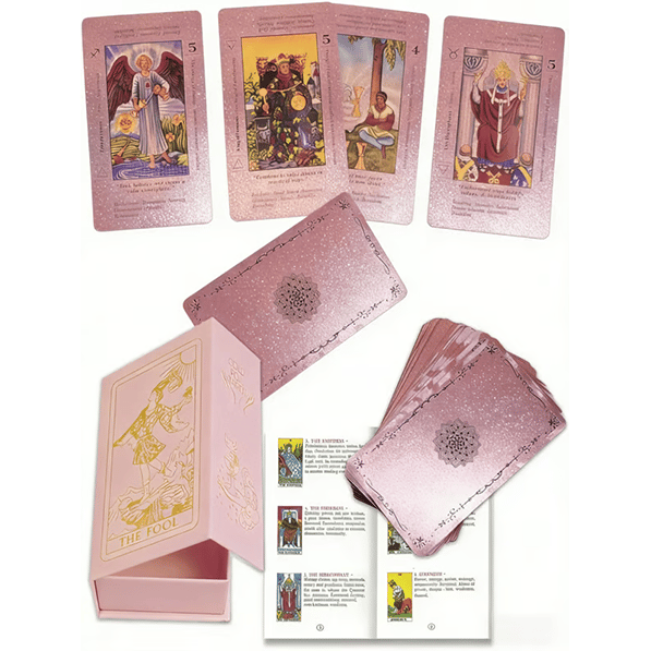 💵💵Rose Gold Tarot Cards with Guide Book