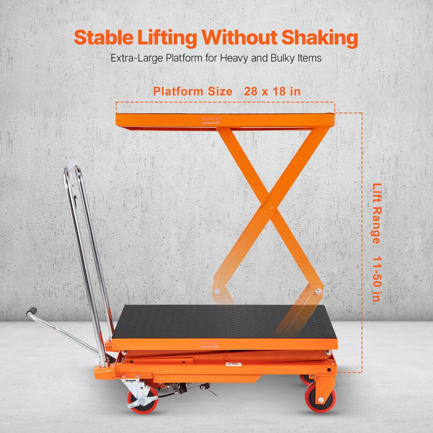⚡️Clearance sale Today Only — Hydraulic Lift Table Cart