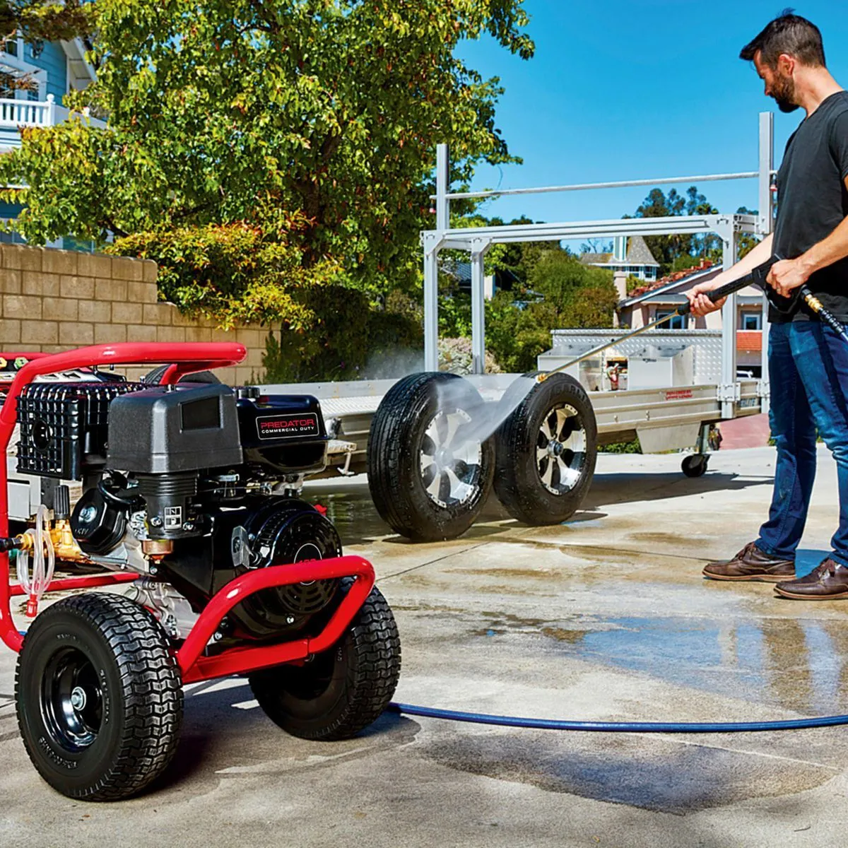 4400 PSI, 4.2 GPM, 13 HP (420cc) Commercial-Duty Pressure Washer, EPA
