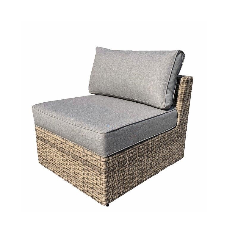 Alhambra Wicker/Rattan 8 - Person Seating Group with Cushions