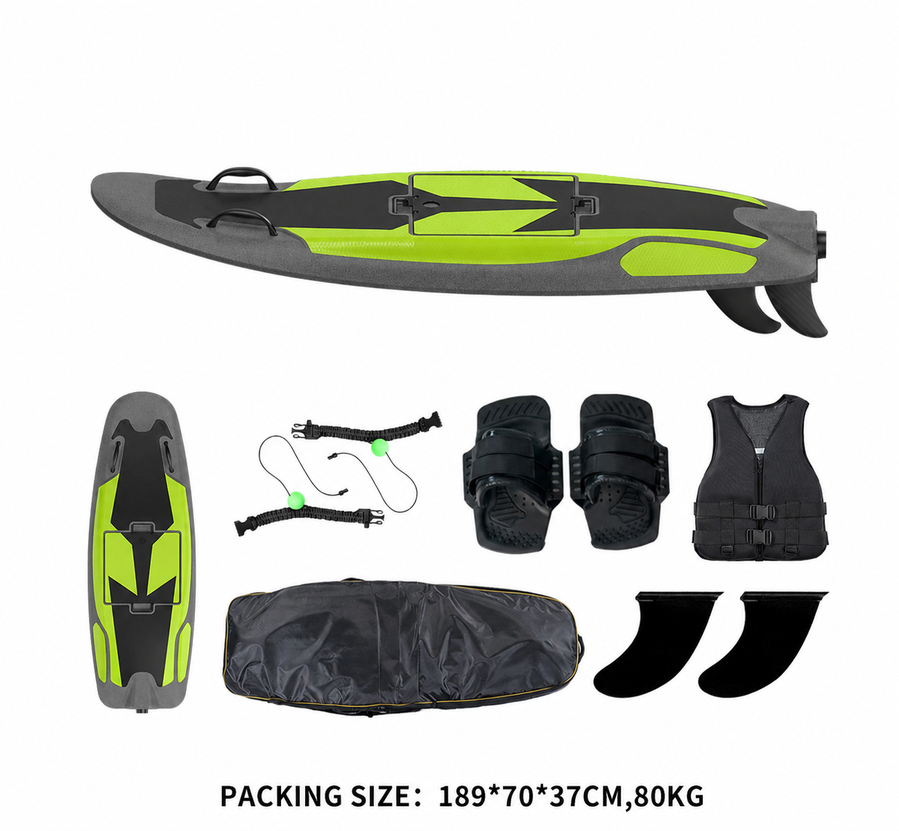 🔥 Electric Water Ride Board – High-Speed Water Fun with Full Accessory Kit