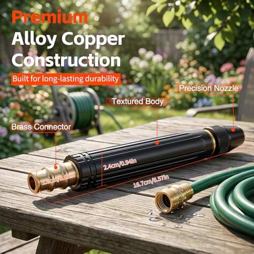 [FathersDayGift]Home High-Pressure Car Wash Spray Gun (Includes Booster Nozzle and Hose Clamp) — An Essential Choice for Watering Flowers and Vegetables, and Cleaning Your Beloved Car.