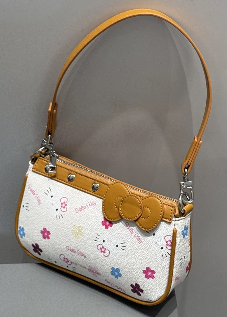 Hellokitty Hobo Bag Small Clutch Totes Handbag Top Handle Purse（gift box packaging）